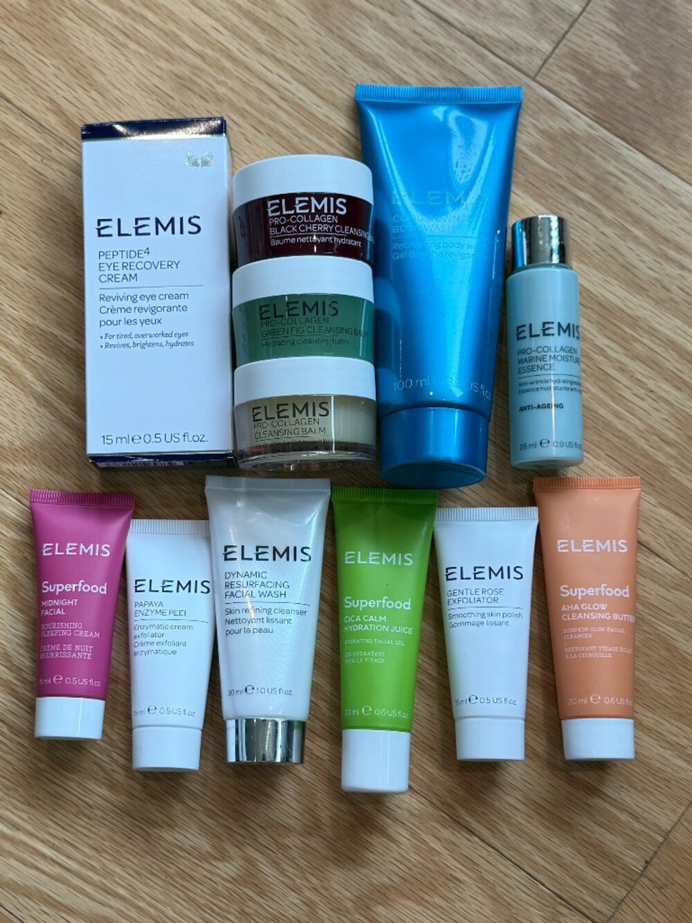 Elemis Skincare Bundle | 11 Pieces | Full & Travel Size | All Original Packaging